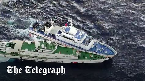 Chinese Coastguard Collides With Philippine Supply Ships As Tensions