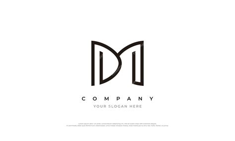 Premium Vector Initial Letter Dm Logo Vector Template