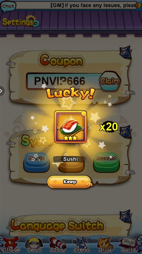 Code For Newbie Pocket Ninja Tales Of Leaf