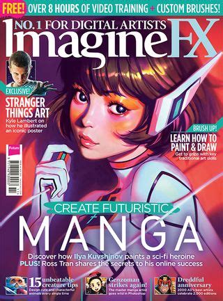 Paint Manga Thats Out Of This World With The Latest Issue Of Imaginefx