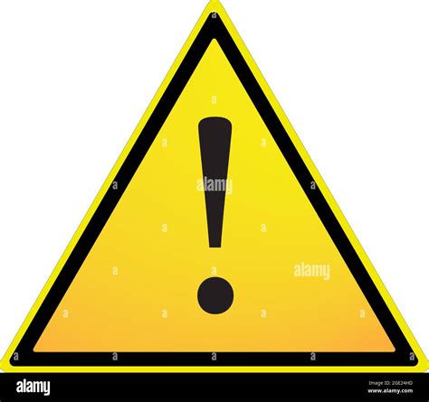 Exclamation Mark The Attention Icon Vector Warning Sign With Exclamation Mark Icon Stock