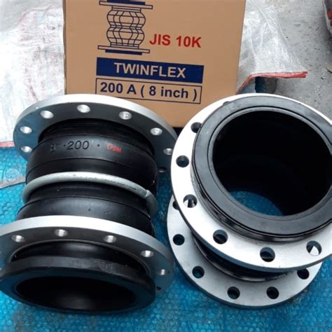 Jual Flexible Rubber Joint Inch Dn Flange Ansi Twinflex Tozen