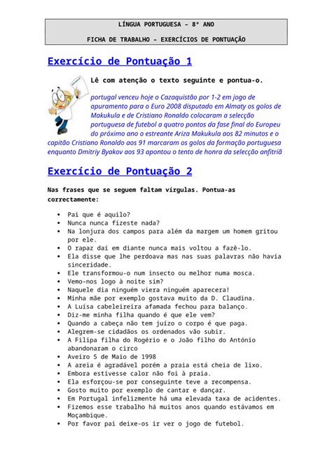 DOCX 09Exercício de Pontuação DOKUMEN TIPS