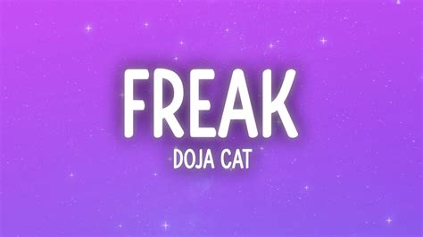 Doja Cat Freak Lyrics Youtube