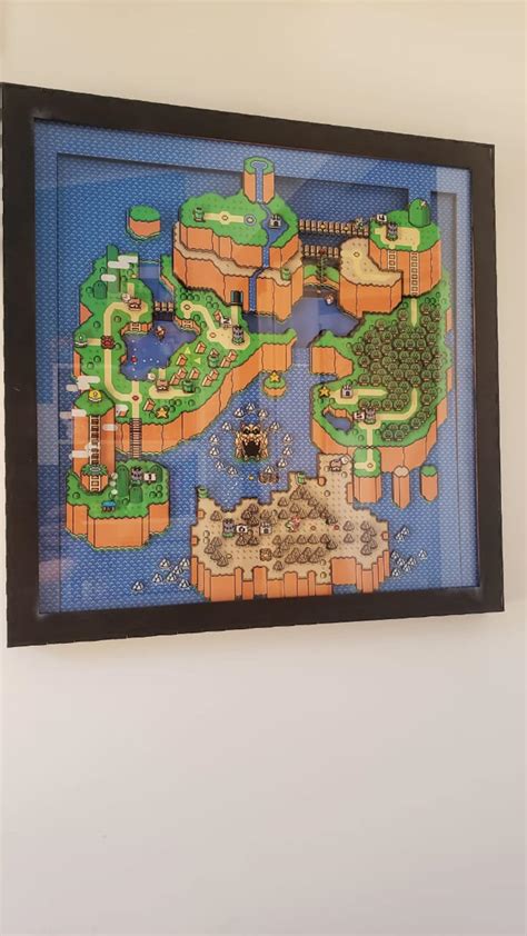 Super Mario World Shadowbox Etsy