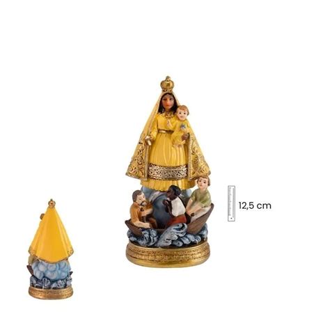 Virgen Caridad del Cobre Manto Amarillo 13 cm Tienda Esotérica Changó