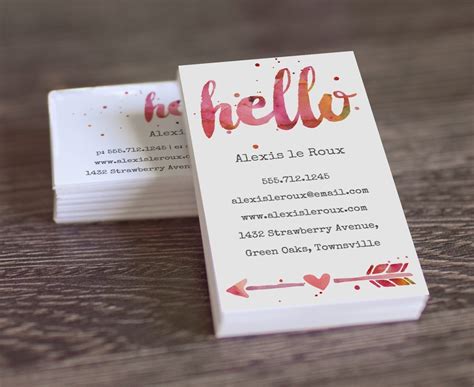 Diy Printable Business Cards