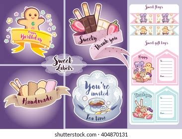 sweet label stock vector royalty   shutterstock