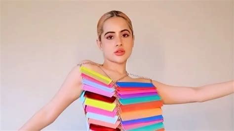 Urfi Javed Slips Into A Bold Dress Made From Combs Fans Say ‘combing