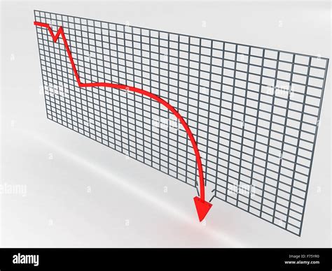 graph showing loss stock photo alamy