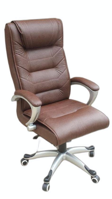 Leather Revolving High Back Boss Office Chair Fixed Arm At Rs In