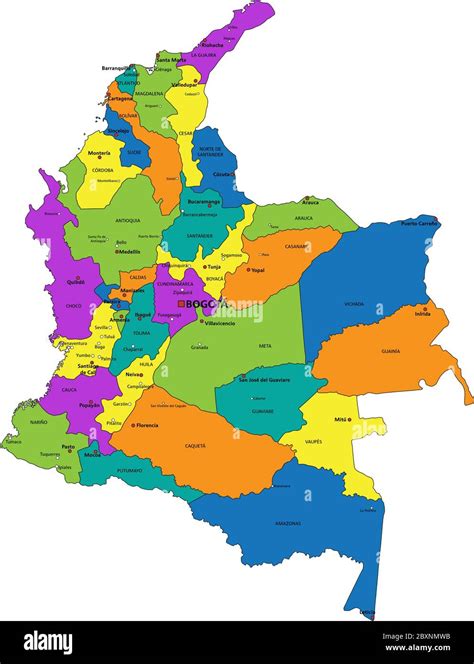 Colombia mapa fotografías e imágenes de alta resolución Alamy