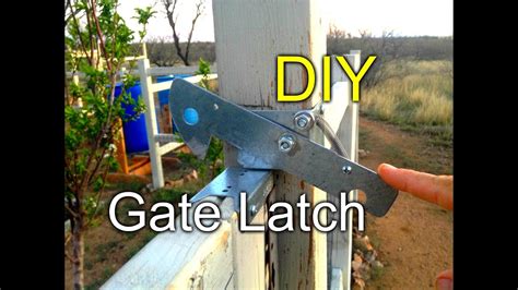 DIY Gate Latch - for my garden fence - YouTube