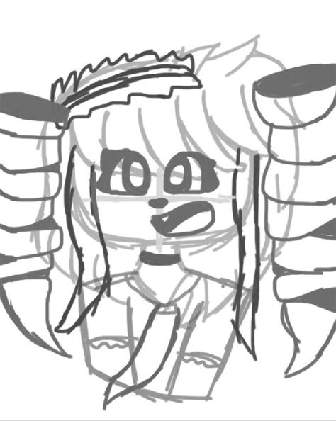 Celestia Sketch With Twin Drills Danganronpa Amino