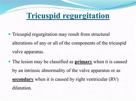 Tricuspid Valve Disease Ppt