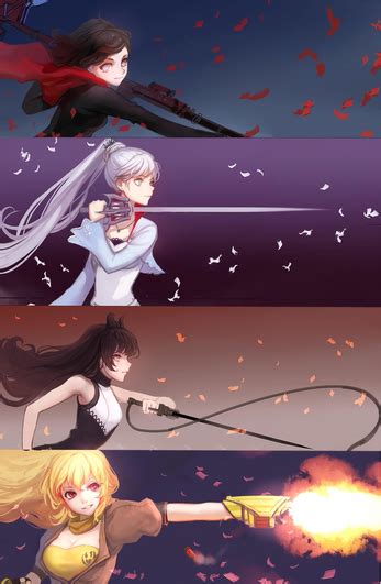 Wallpapers Team Rwby Vol 1 Manga Anime Dc Anime Rwby Anime