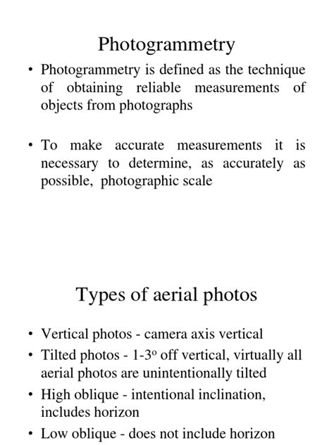 Photogrammetry 1 Lec 03 Pdf Charge Coupled Device Pixel