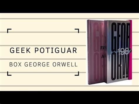 BOX DE GEORGE ORWELL 1984 FAZENDA DOS ANIMAIS A REVOLUÇÃO DOS