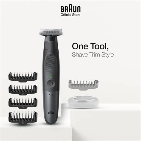 Braun Series X XT 5100 Shaver And Trimmer Tool With 5 Attachments Trim