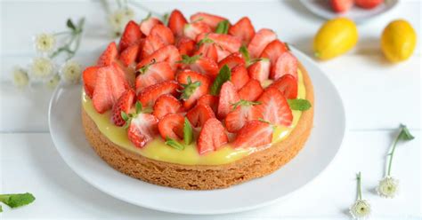 Recette Tarte Au Citron Et Aux Fraises 750g