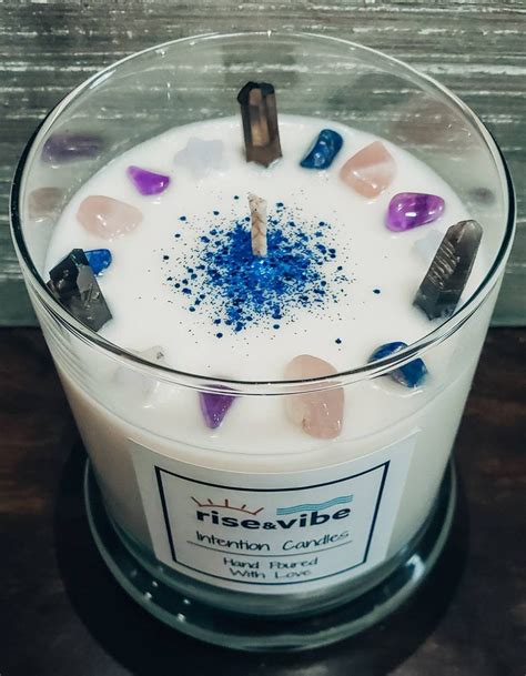 Anti Anxiety Reiki Infused Candle Lavender Tea Etsy