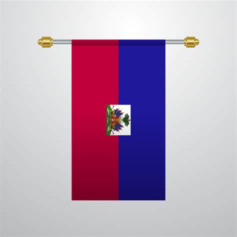 Haiti hanging Flag 14315799 Vector Art at Vecteezy