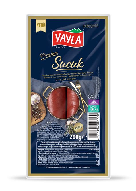 Premium Sucuk Wurst Von Yayla Yayla De