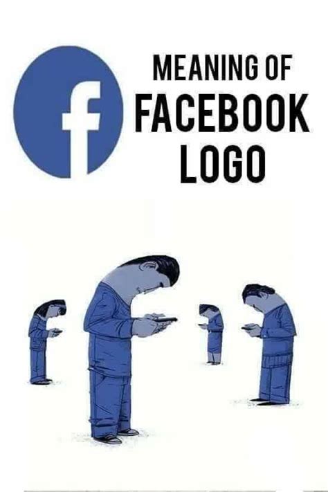 Meaning of Facebook Logo | Funny Post : r/pics