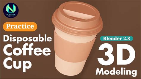 D Disposable Coffee Cup Modeling In Blender D Modeling In