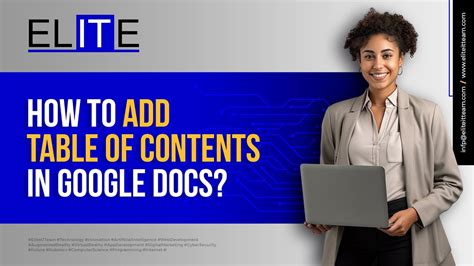 How To Add Table Of Contents In Google Docs Elite IT Team YouTube