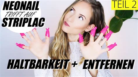 Neonail Und Striplac Kombinieren Haltbarkeit Entfernen Nails