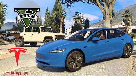 2024 Tesla Model 3 Mods Gta V Youtube