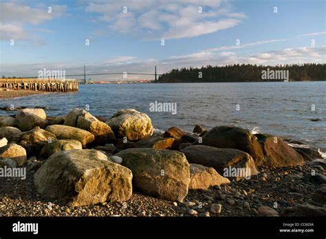 Beaches of West Vancouver by the sea Stock Photo - Alamy