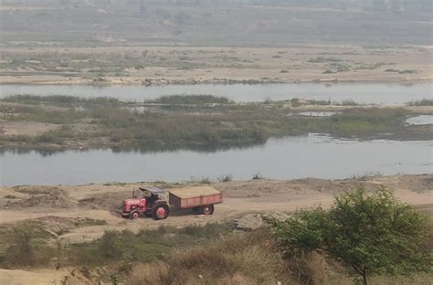 There Is No Permission To Extract Sand From Any Ghat Yet It Is Easily