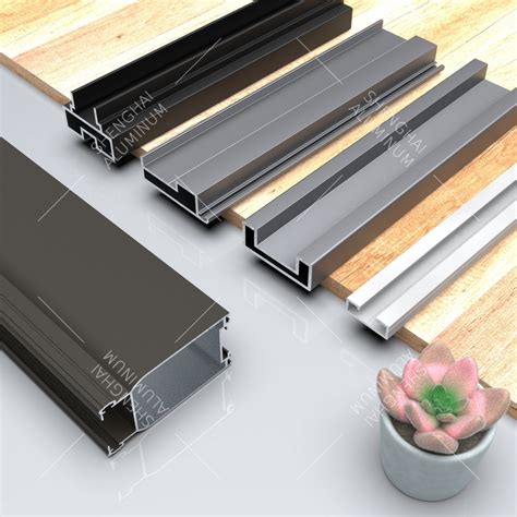 Deep Slim Minimalistic Series Aluminum Profiles For Wardrobe And Cabinet