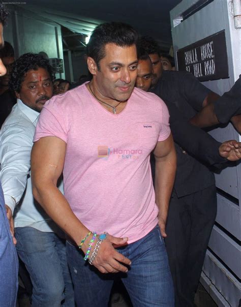 Salman Khan Snapped Near Galaxy Apartments For A Star Gold Shoot On 1st