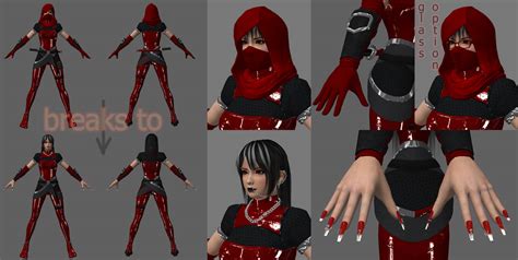 P4 Doa6 Hood Red Passion Ninja By Jorneyman75 On Deviantart