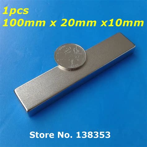 Pcs Bulk Super Strong Neodymium Rectangle Block Magnets Mm X Mm X