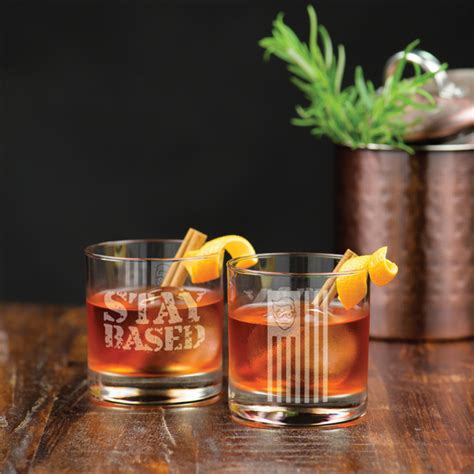 Stay Based Bourbon Glasses Set Of Two The Benny Shop