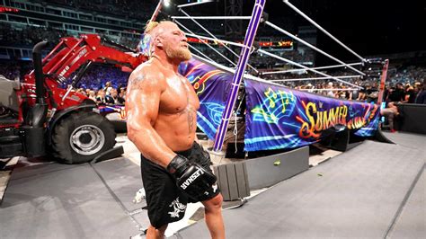 Backstage News On Brock Lesnar Lifting The Ring At WWE SummerSlam