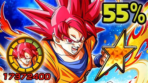 No Dupes Phy Super Saiyan God Goku Showcase Dragon Ball Z Dokkan