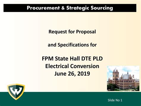 Fpm State Hall Dte Pld Electrical Conversion June 26 Ppt Download