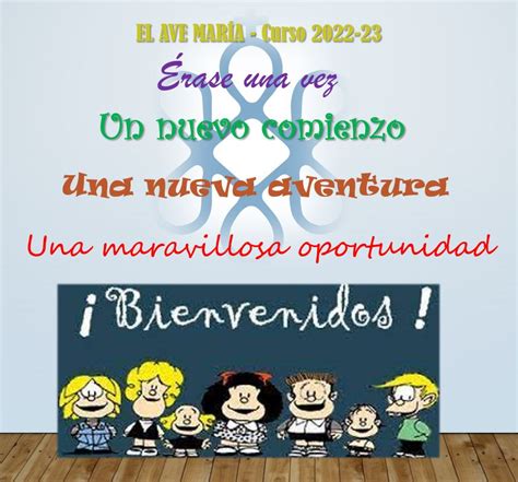 Iniciamos El Curso Colegio El Ave Mar A