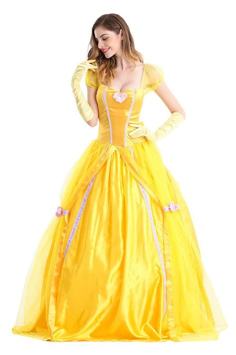 Beauty And The Beast Princess Belle Costume Dress Halloween – Costumescenter