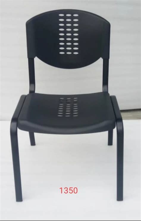 Mild Steel Seater Plastic Visitor Chairs For Office Without Armrest