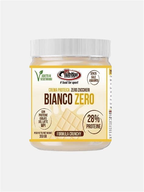 Pro Nutrition Crema Zero Ciocco Bianco Crunchy Nutrizione Sportiva