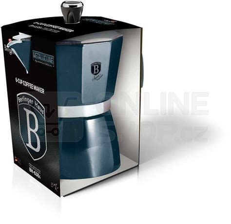 BERLINGERHAUS Konvice na espresso 6 šálků Aquamarine Metallic Line BH