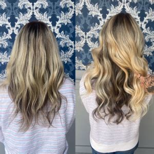 Hair Extensions Before After Pics By Glo Extensions Denver