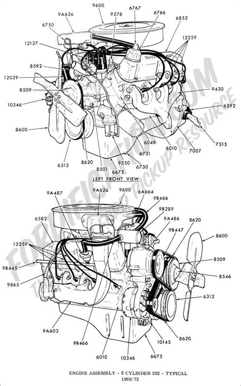 Ford 302 V8 Engine Diagram