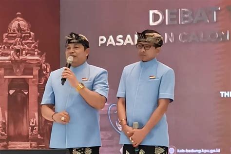 Debat Publik Pilkada Badung Suyadinata Siap Atasi Krisis Air Di Badung